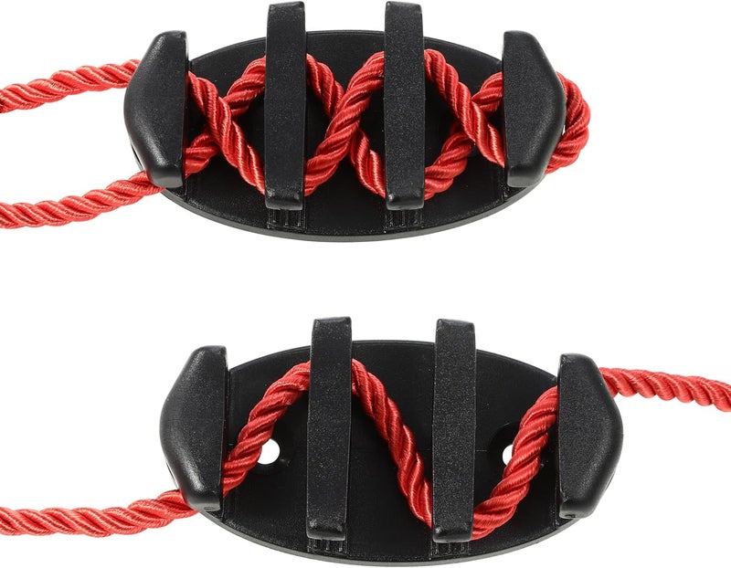 A.I.FORCE Zig Zag Cleat Kit for Kayak, Canoes and Fishing Boats – Durable Black Nylon Anchor Cleats with Stainless Steel Screws, Essential Kayak Accessories, 90mm - Image 3